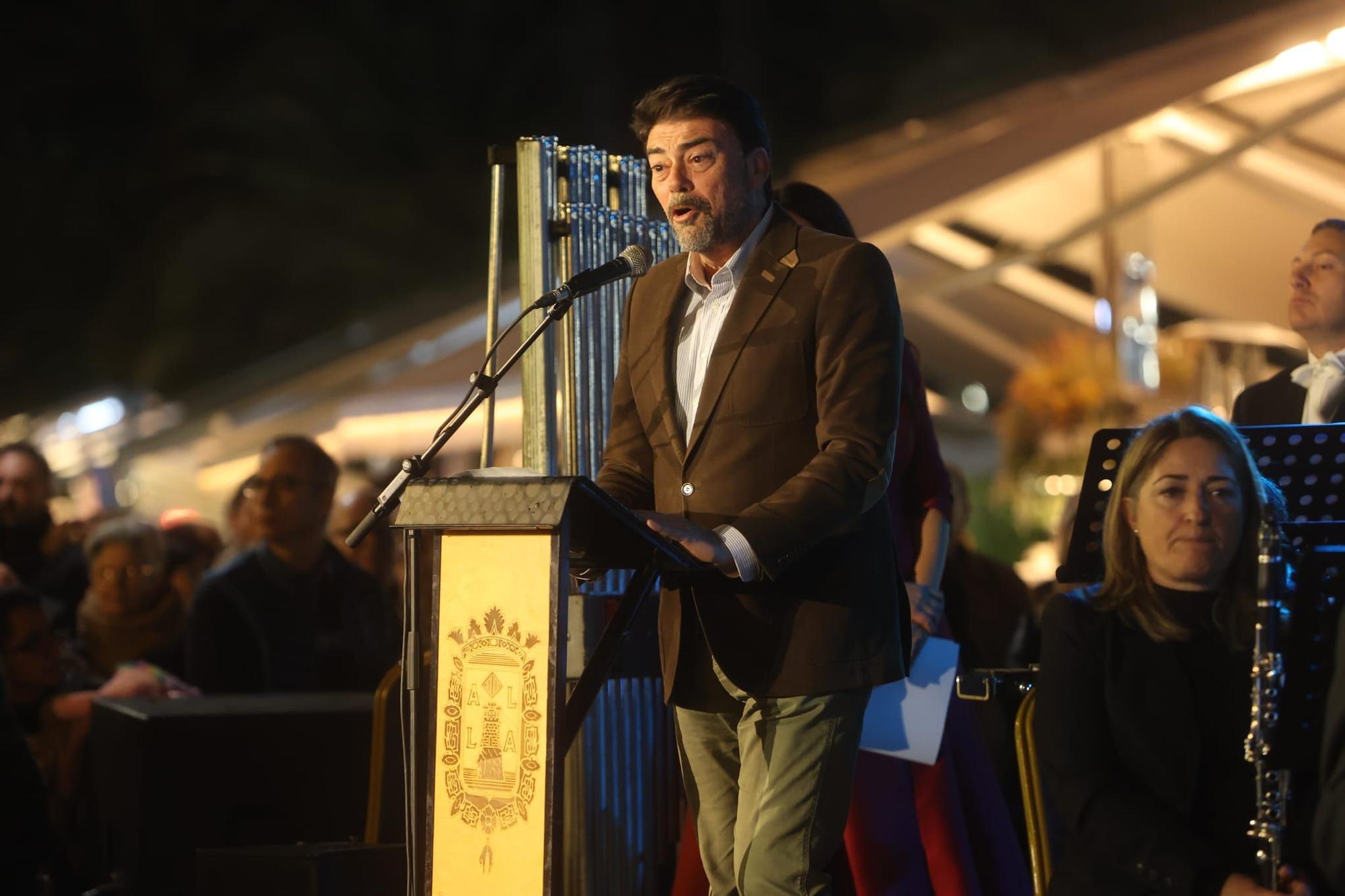 Inauguración del Belén Gigante en la Explanada de Alicante