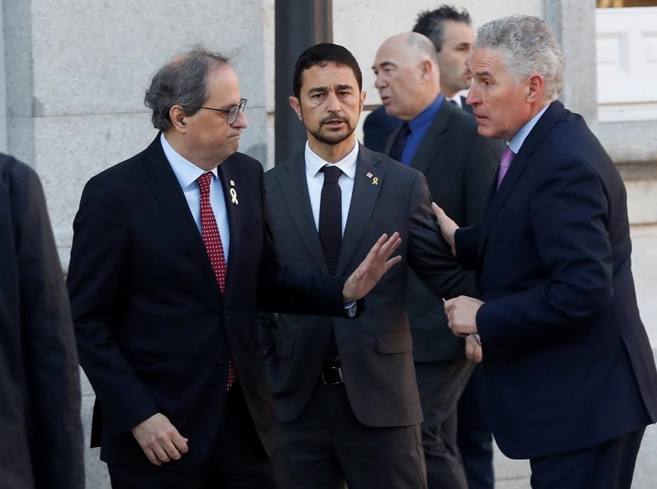 Entrada del President de la Generalitat Quim Torra