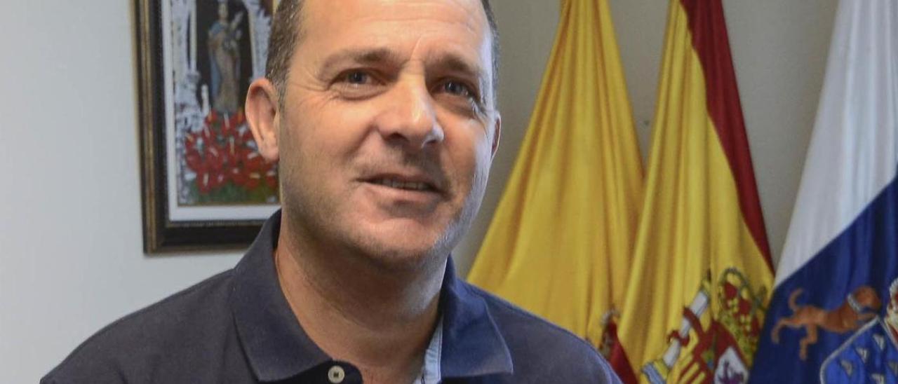 El alcalde de Artenara, Jesús Díaz.