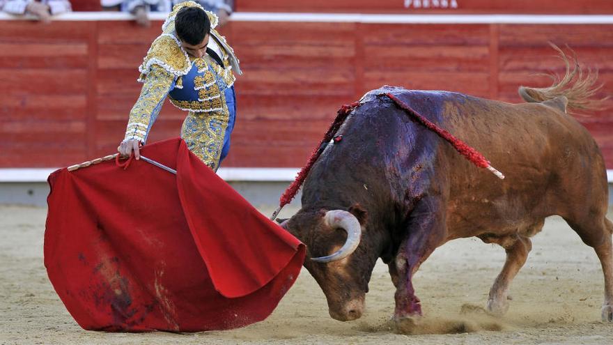 El diestro lorquino Paco Ureña, ayer en la Feria de Albacete.