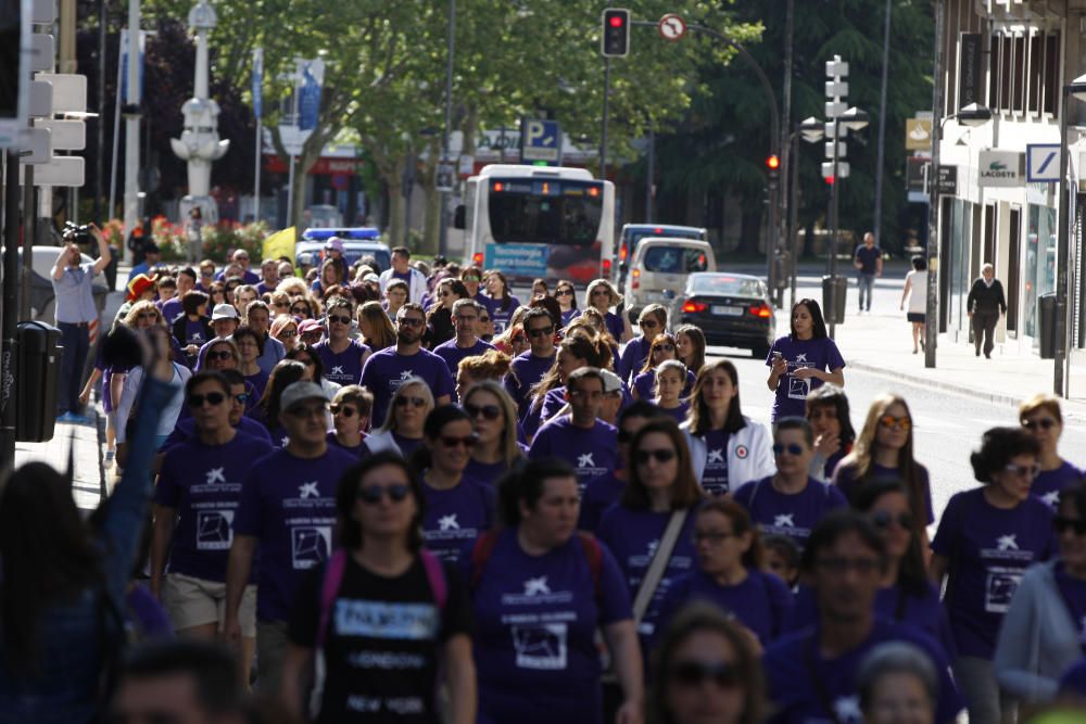 Marcha solidaria de Azavi