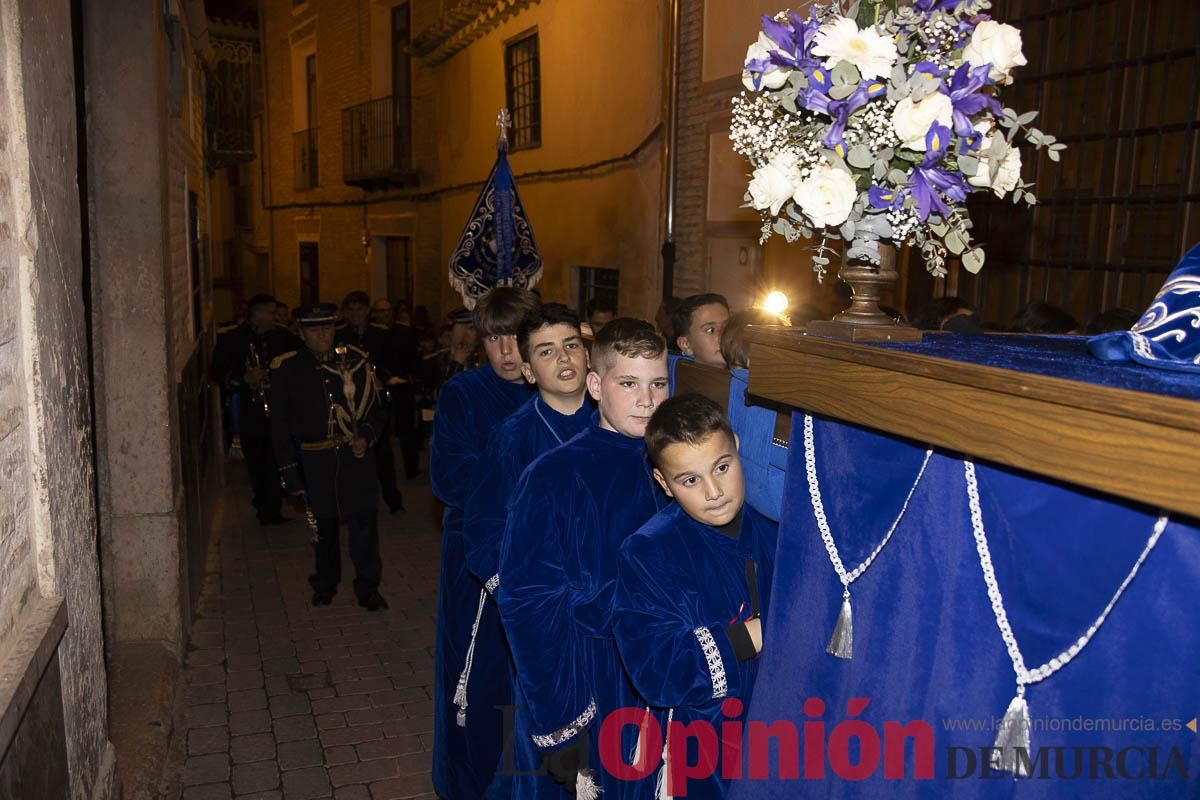 Los niños toman las calles de Caravaca en la procesión de Lunes Santo