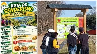 Riofrío, Abejera y Valer compartirán una ruta de senderismo rural por riberas y serranías