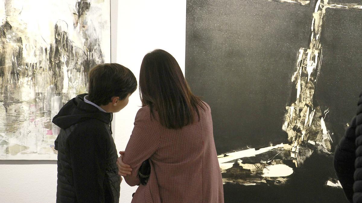 Una de las obras de la muestra de Aurelio García