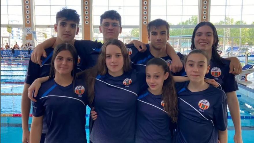 Els nedadors i nedadores del CN Figueres