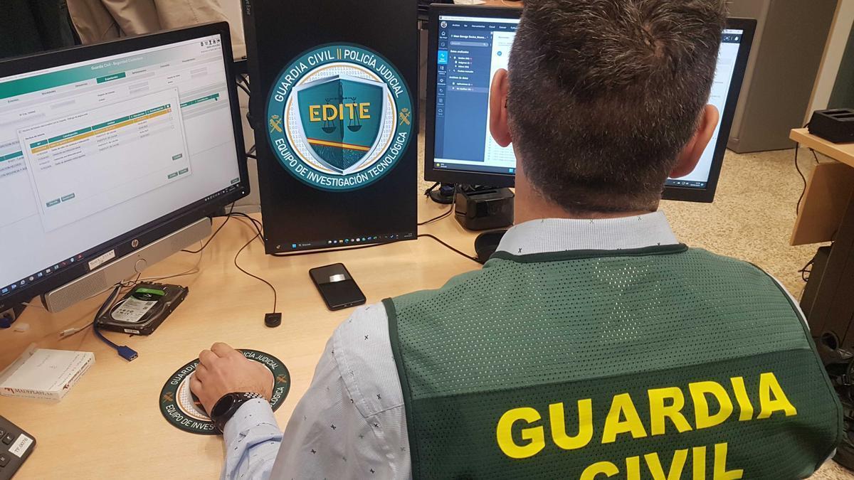 Die Guardia Civil ermittelt in Fällen von Ciberkriminalität mit einer eigenen Abteilung.
