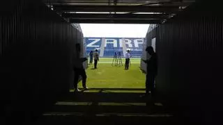 El Real Zaragoza estrenará la 'mini Romareda' a finales de julio con un amistoso