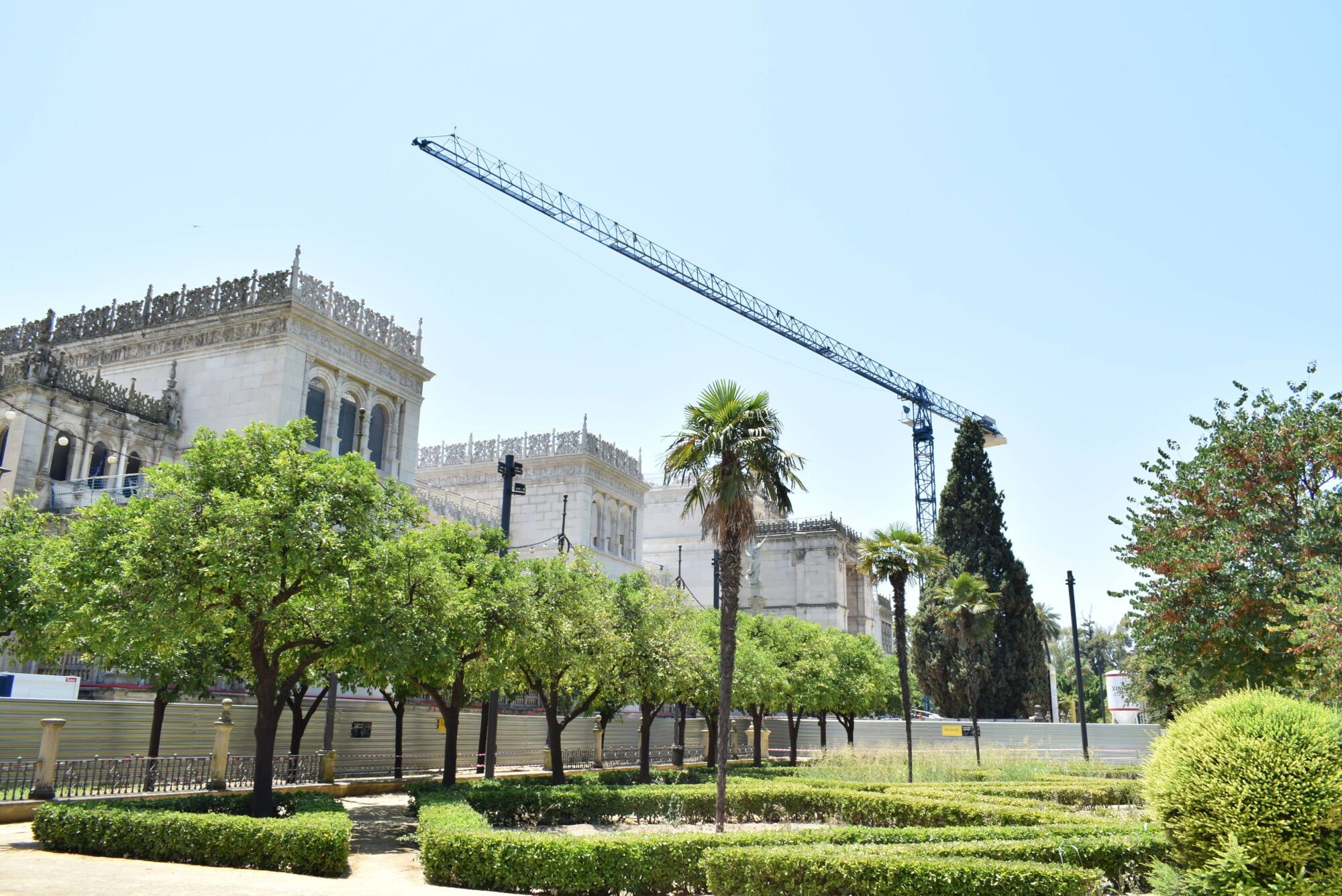 Estado de las obras de adecuación integral del Museo Arqueológico de Sevilla.