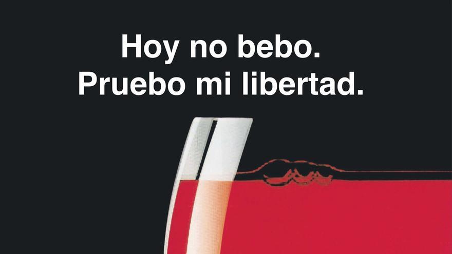 Cartel de la jornada para luchar contra el alcoholismo.