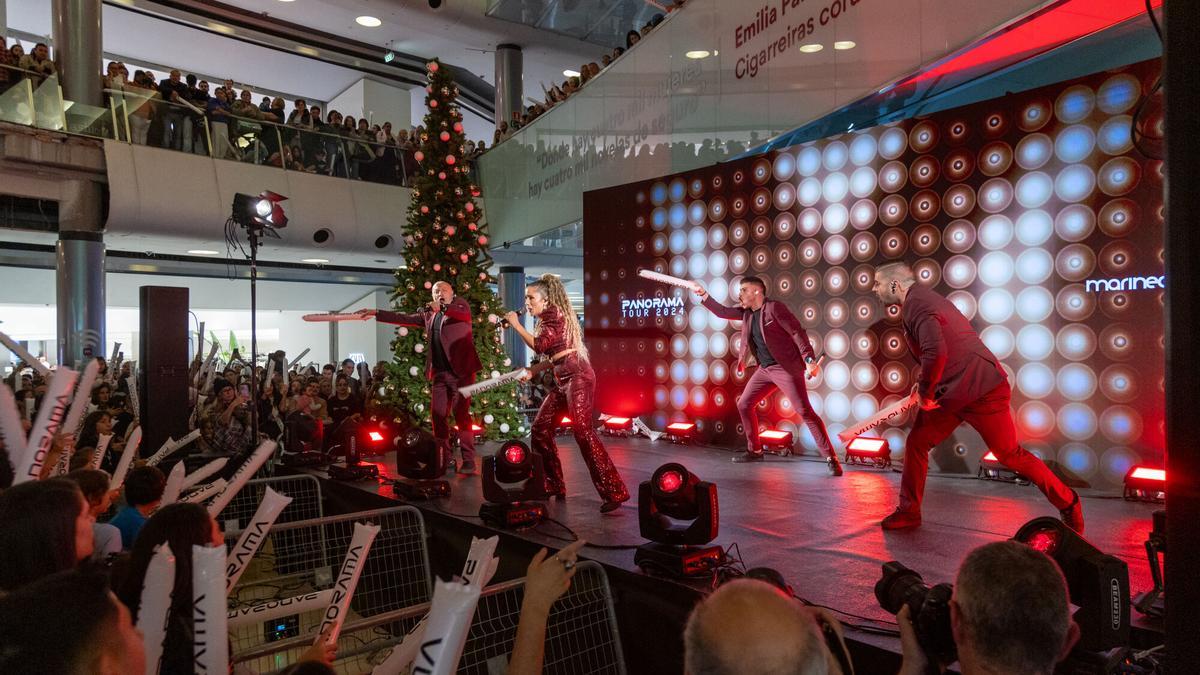 Encendido navideño en Marineda City el año pasado