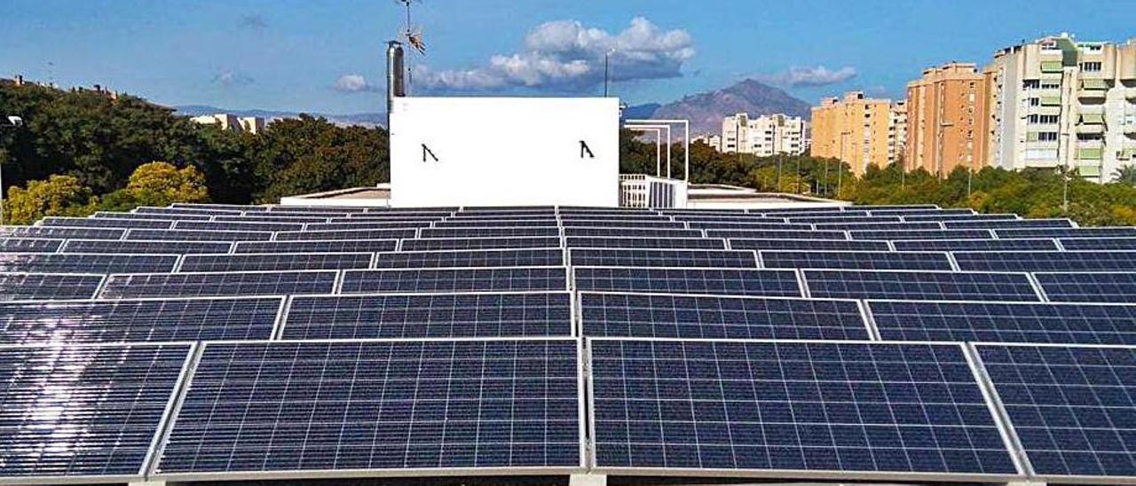 Una instalación fotovoltaica en Alicante