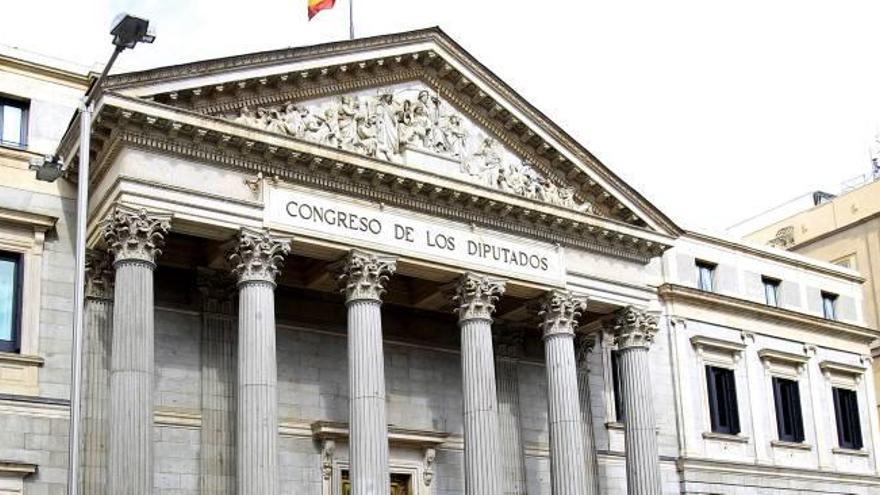 Fachada principal del Congreso de los Diputados, donde recientemente se celebró el fallido debate de investidura de Pedro Sánchez.