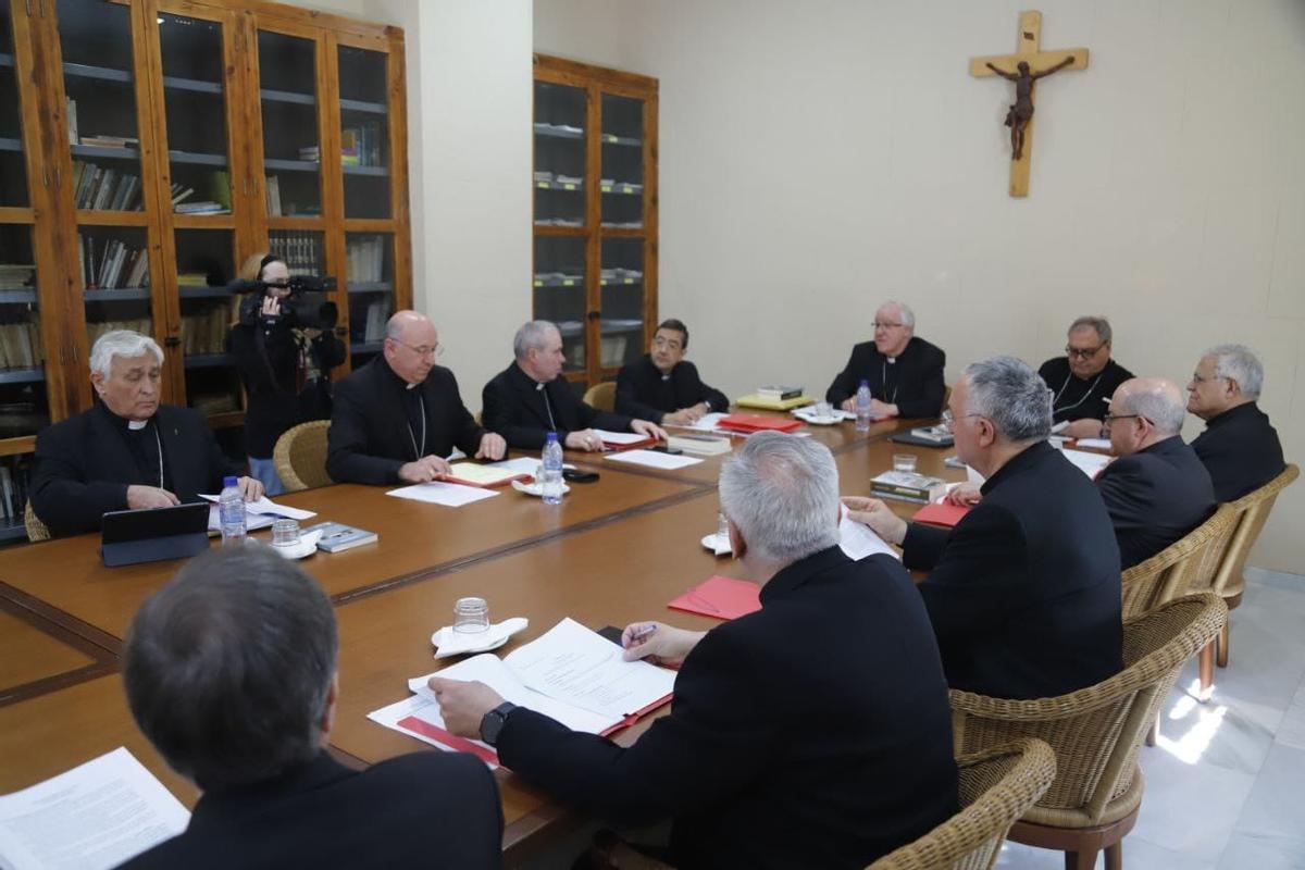 156ª Asamblea de los Obispos del Sur, celebrada este martes en Córdoba.