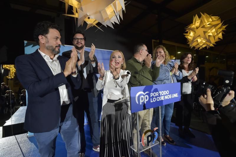 10-11-2019 LAS PALMAS DE GRAN CANARIA. Noche electoral en el Partido Popular (PP)  | 10/11/2019 | Fotógrafo: Andrés Cruz