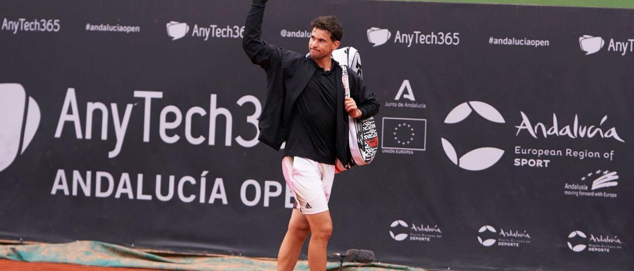 Dominic Thiem se despidió del torneo de Marbella a las primeras de cambio. | ANYTECH365ANDALUCIAOPEN