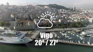 El tiempo en Vigo: previsión meteorológica para hoy, miércoles 19 de agosto