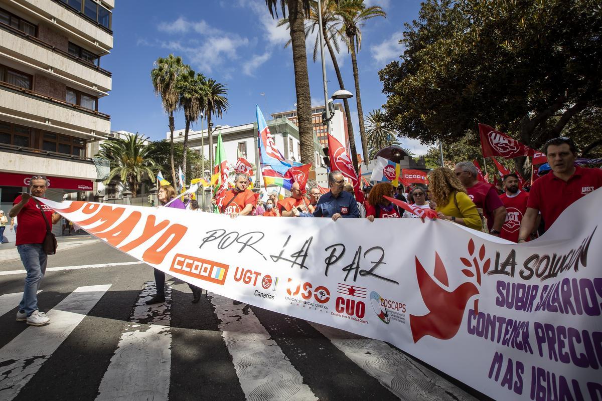 Las manifestaciones del 1 de mayo, en imágenes.