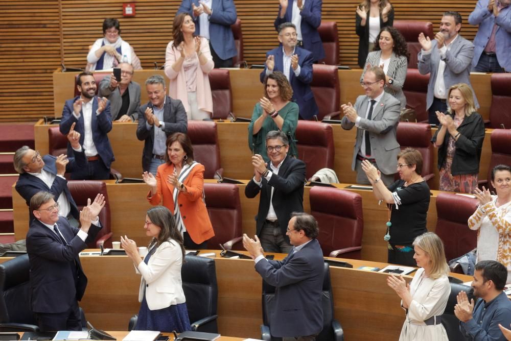 Segunda sesión del pleno de investidura de Puig