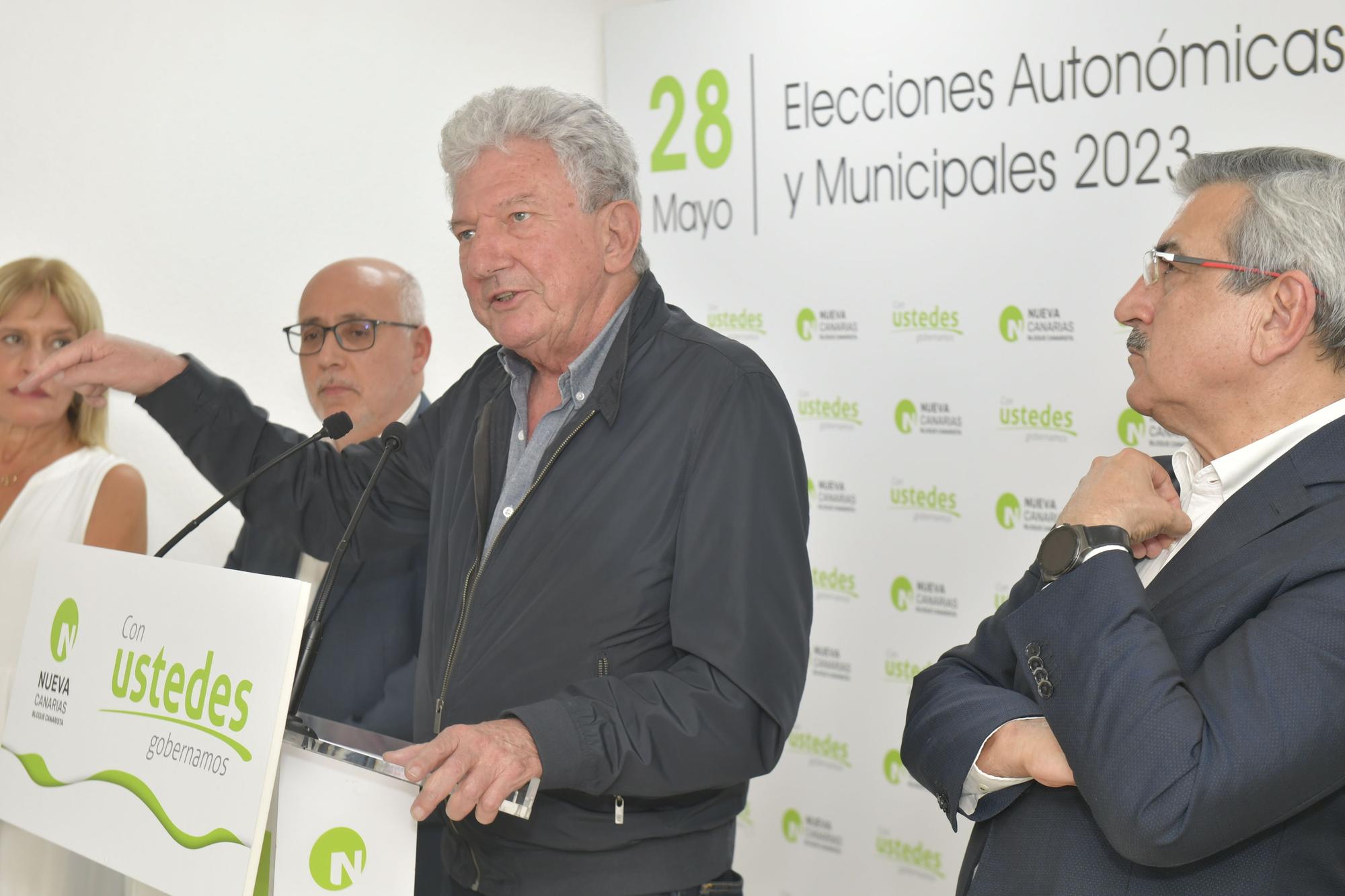 Noche electoral con Nueva Canarias