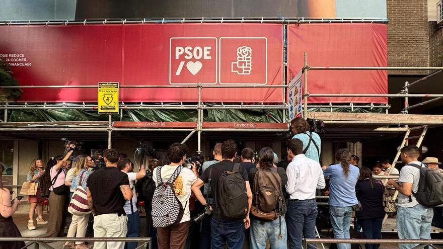 La UCO se persona en la sede del PSOE en Ferraz