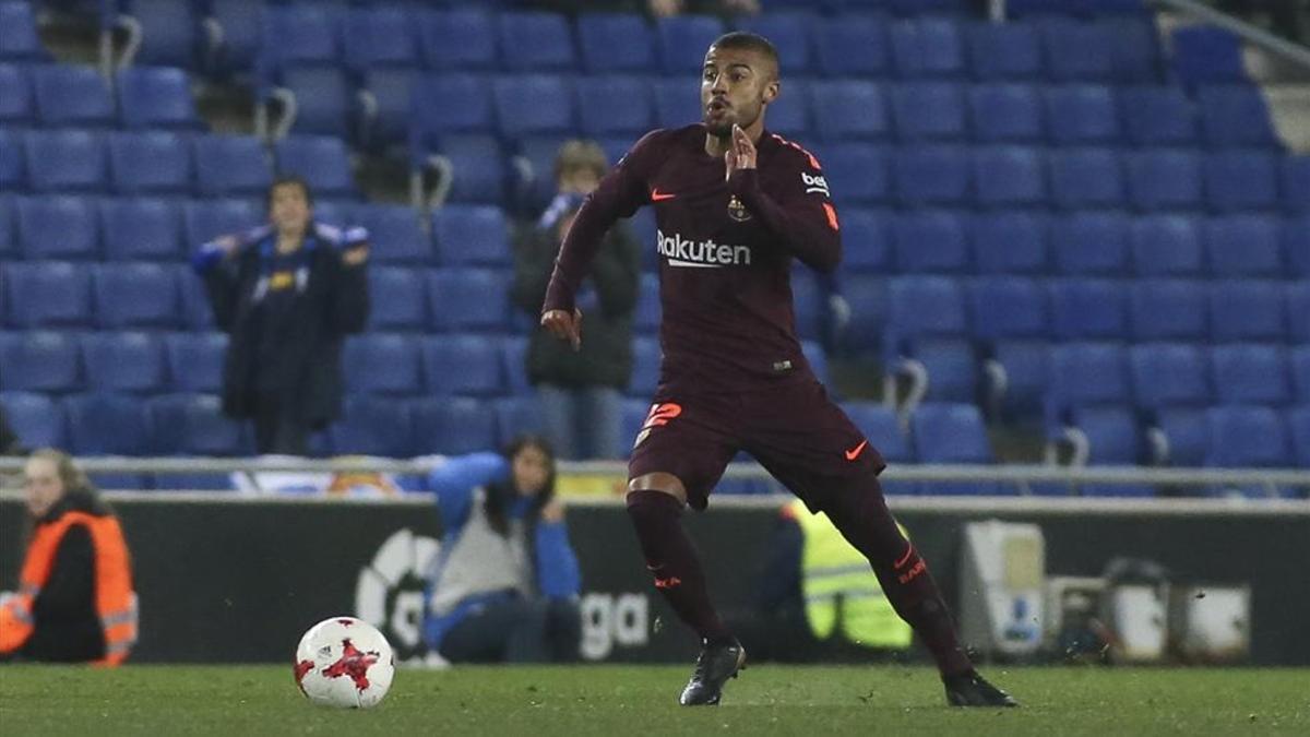 Rafinha vistió la camiseta del Barça por última vez ante el Espanyol la semana pasada