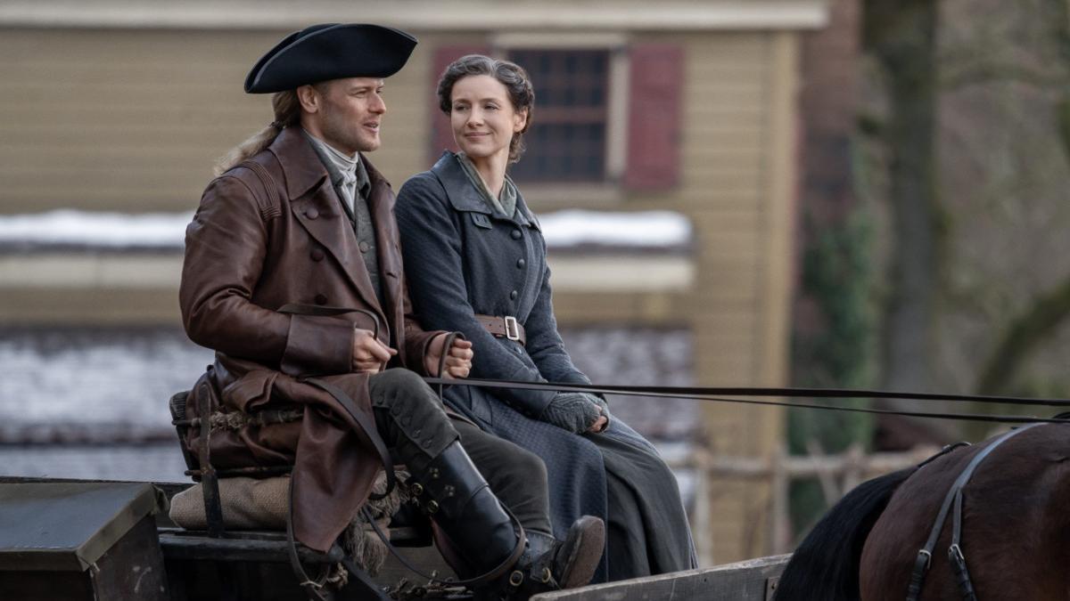 Sam Heughan y Caitriona Balfe, en la sexta temporada de 'Outlander'