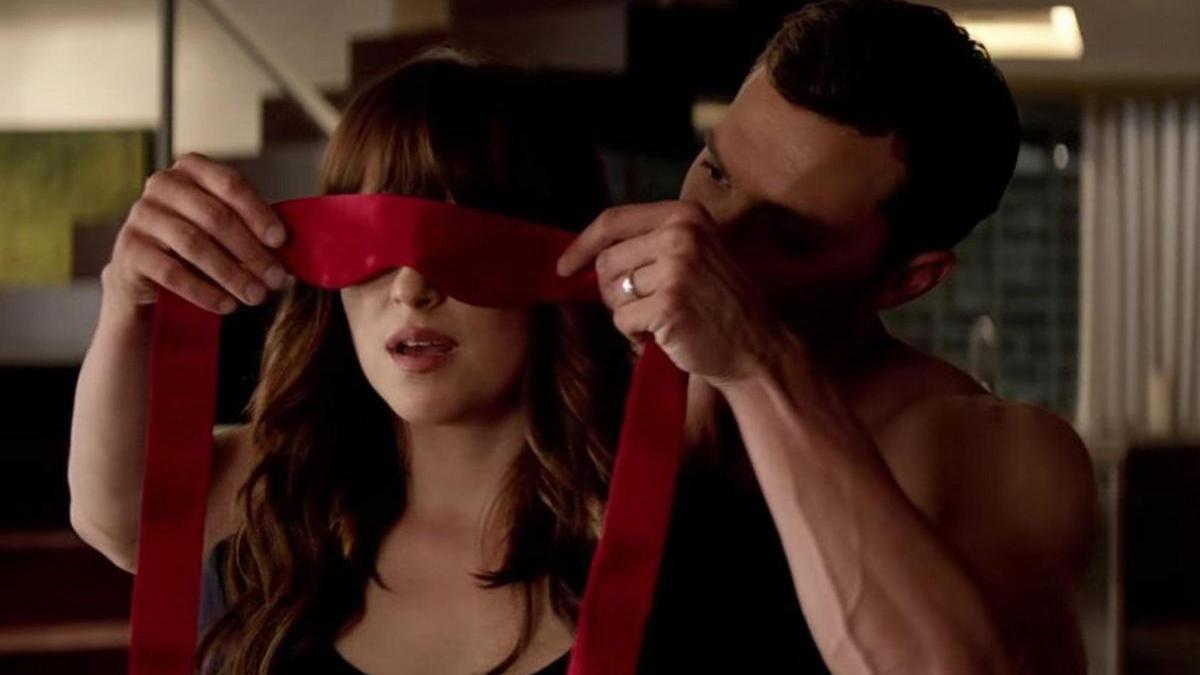 Una escena de &#039;50 sombras de Grey&#039;.