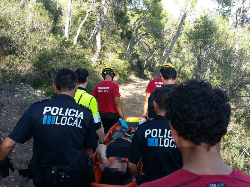 Rescate de excursionistas en Calvià