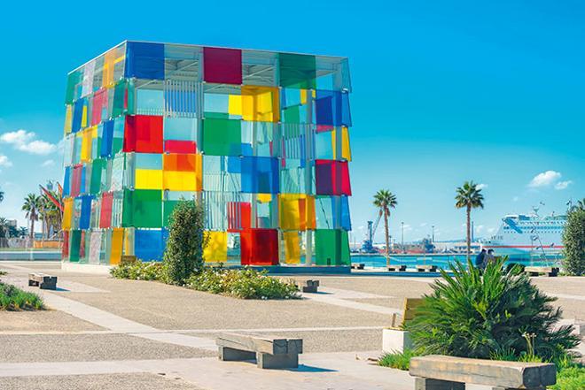 'El cubo' en el Museo Pompidou de Málaga