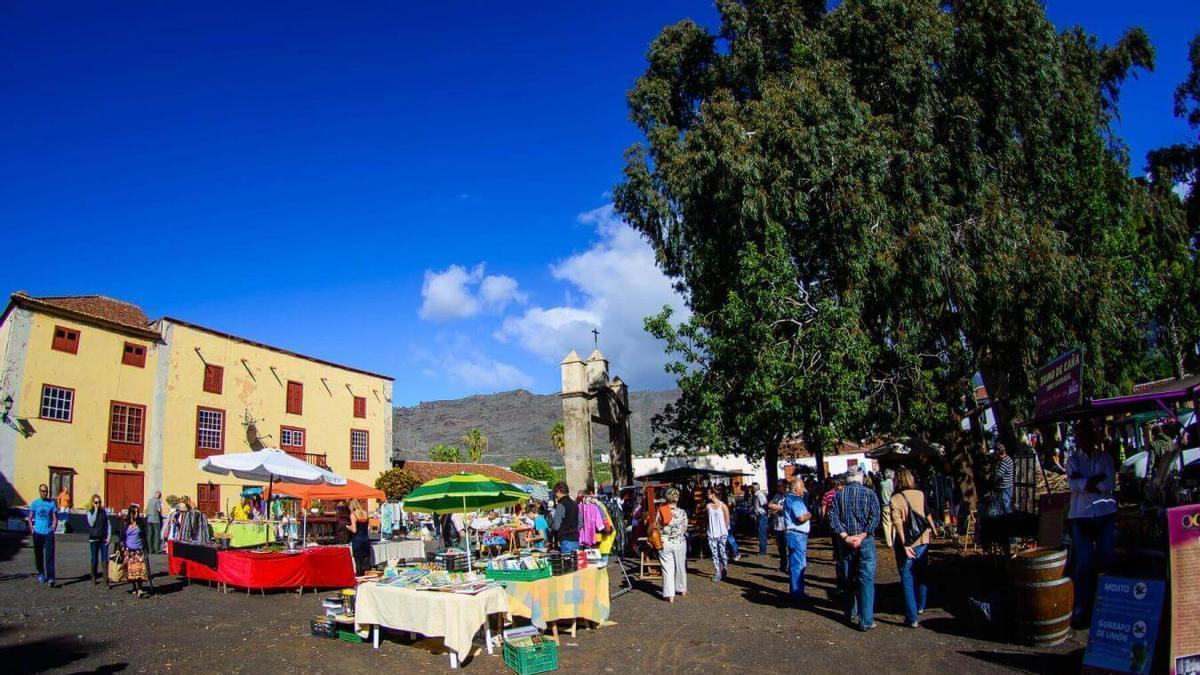 Mercadillo de los Llanos de Argual, en La Palma