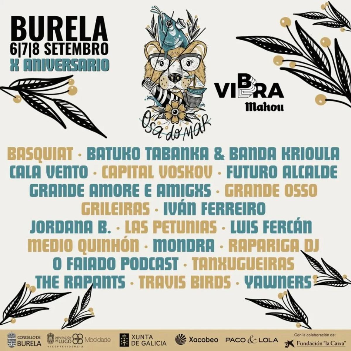 Cartel Osa do Mar 2024