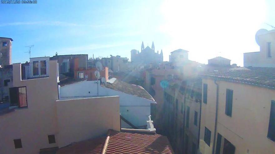 Freitagvormittag (20.11.) in Palma: Noch scheint die Sonne