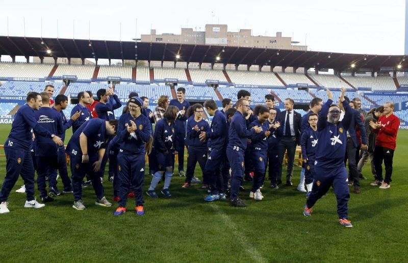 Presentación del Real Zaragoza en LaLiga Genuine