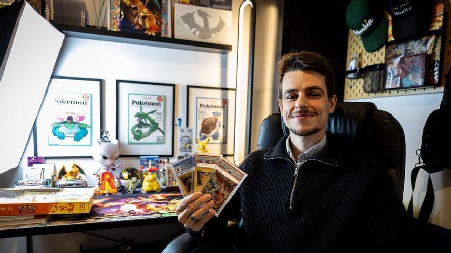 El gran sorteo de cartas Pokémon que se 'cuece' en Zaragoza: "Antes estas colecciones eran un lujo"