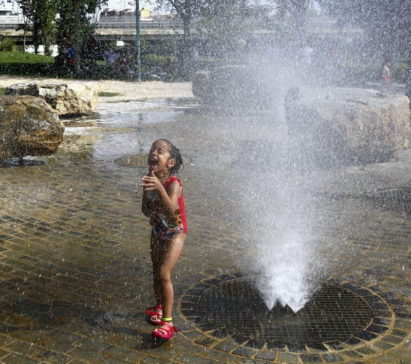 Domingo de calor en Zaragoza