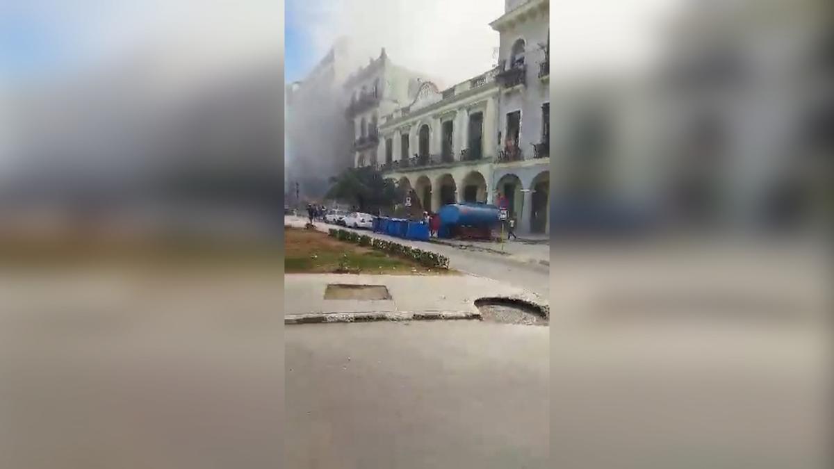 Al menos 18 muertos en la explosión de un hotel de lujo en La Habana.
