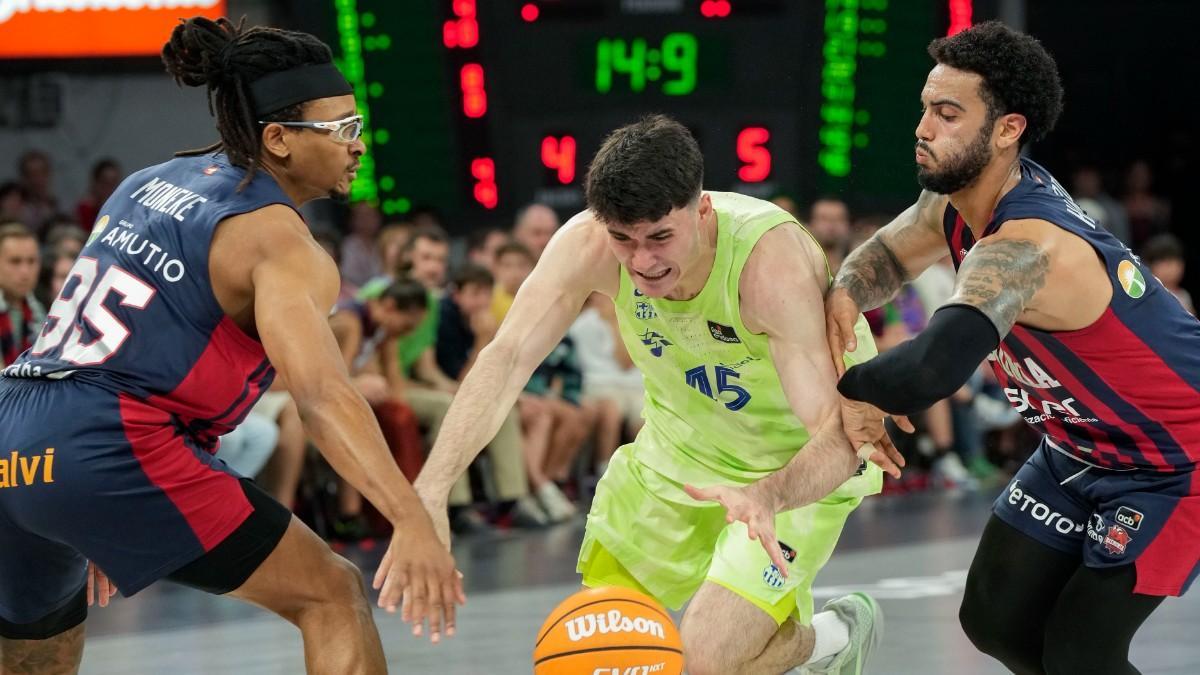 Raul Villar, en el partido ante Baskonia