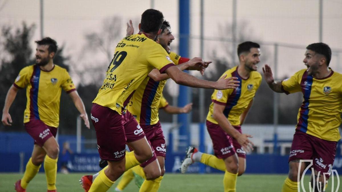 Lado celebra la remontada contra el Espanyol.