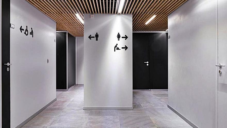 Los nuevos baños del aeropuerto de Burdeos.  | LEVANTE-EMV