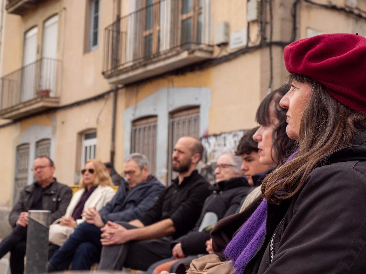 Un instant de l'acte, celebrat aquest dimecres a la colònia casserrenca