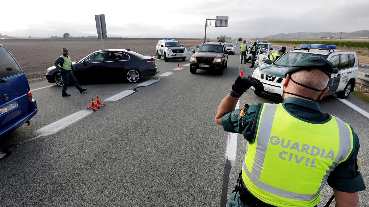 Un control durante el operativo de Semana Santa.