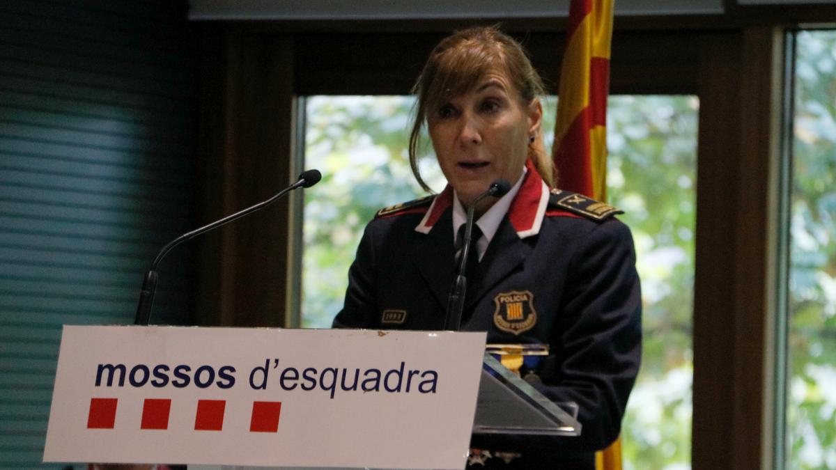 La comissària de Mossos a la Regió Policial Central, Cristina Manresa, aquest dijous