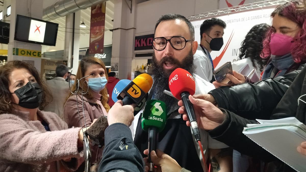 Alberto Montes, del Atrio de Cáceres, emocionado tras lograr el primer premio