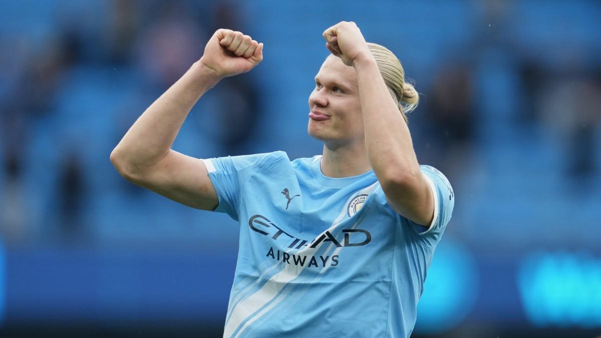 Erling Haaland se unió a la fiesta con un doblete en los últimos minutos