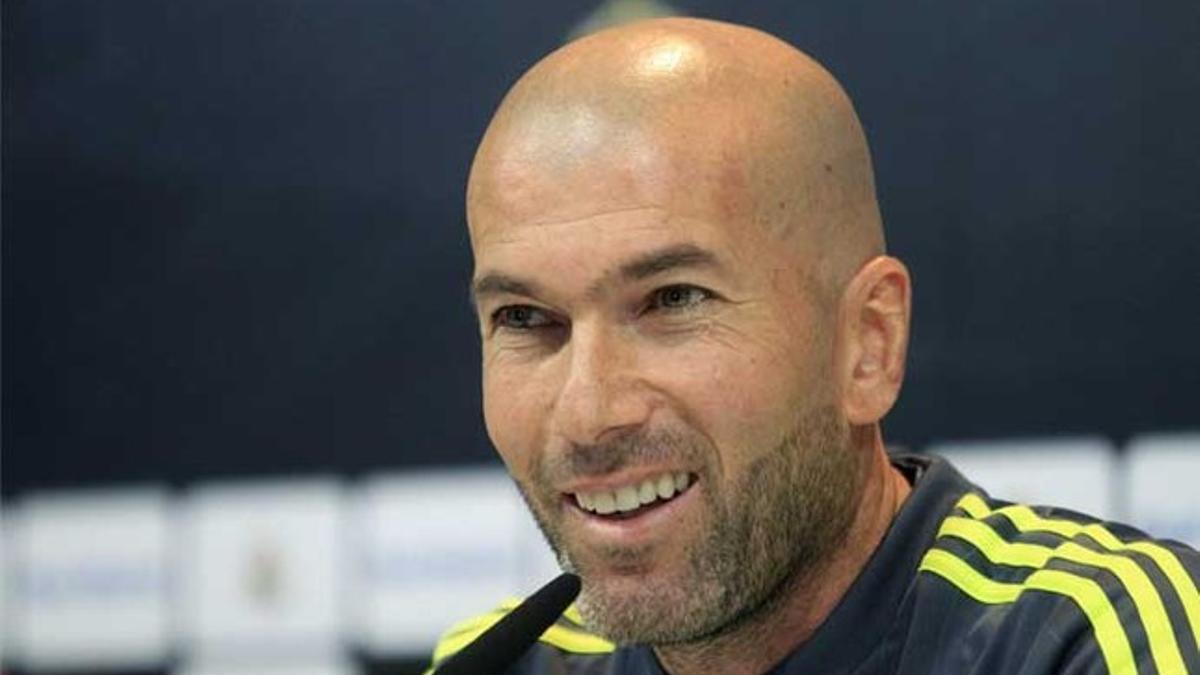 Zinedine Zidane, entrenador del Real Madrid