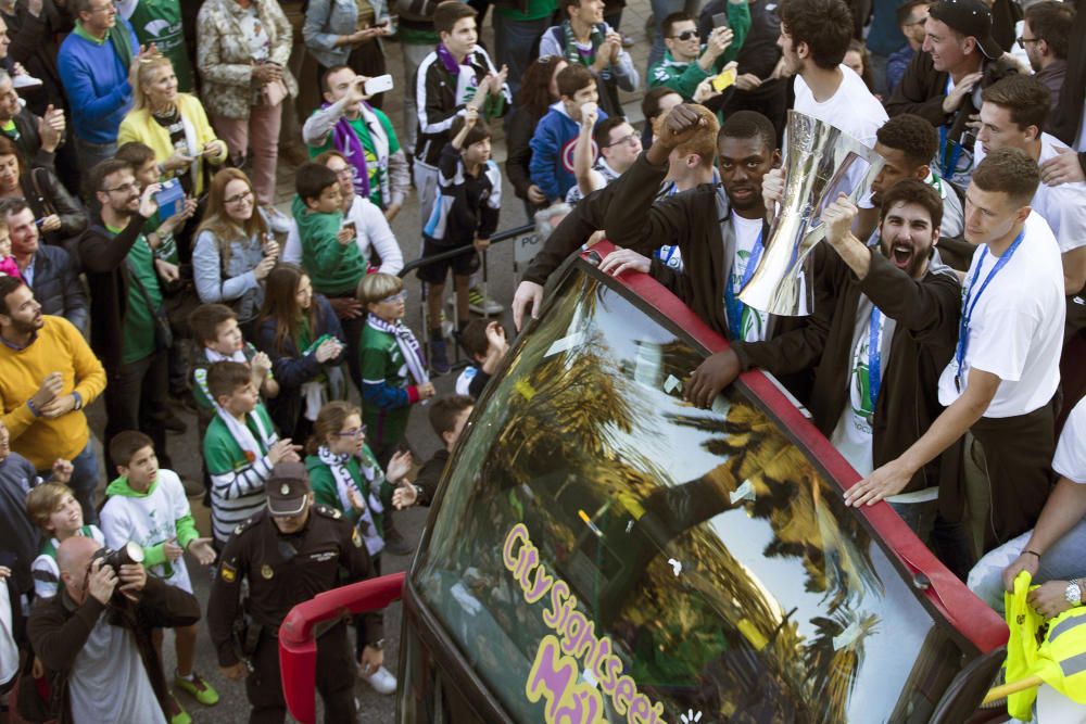 CELEBRACIONES DEL UNICAJA DE MÁLAGA TRAS ...