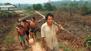 Un grupo de yanomami.