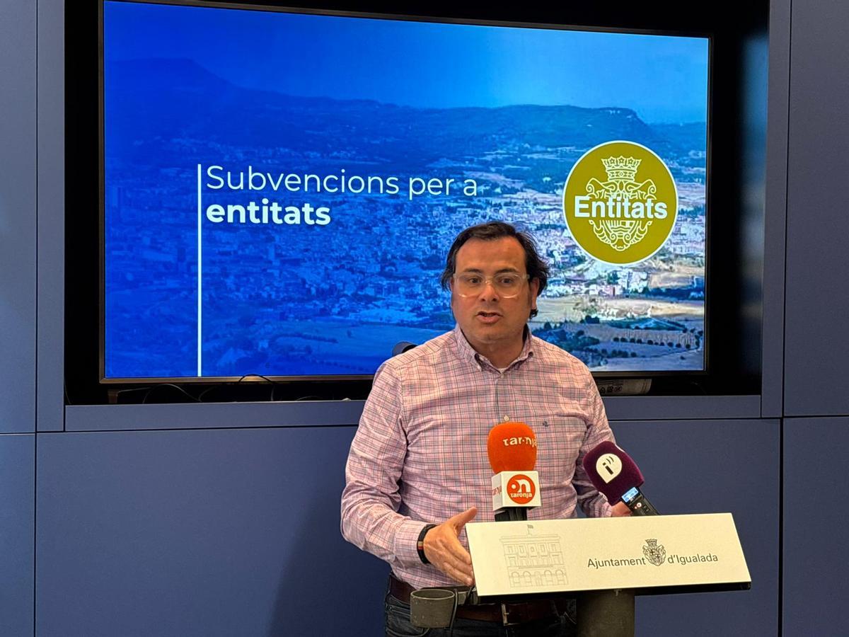 Regidor d’Entitats de l’Ajuntament d’Igualada, Miquel Vives