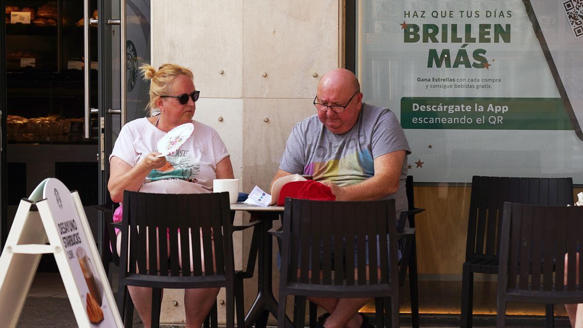 Turistas extranjeros en las calles de Málaga.