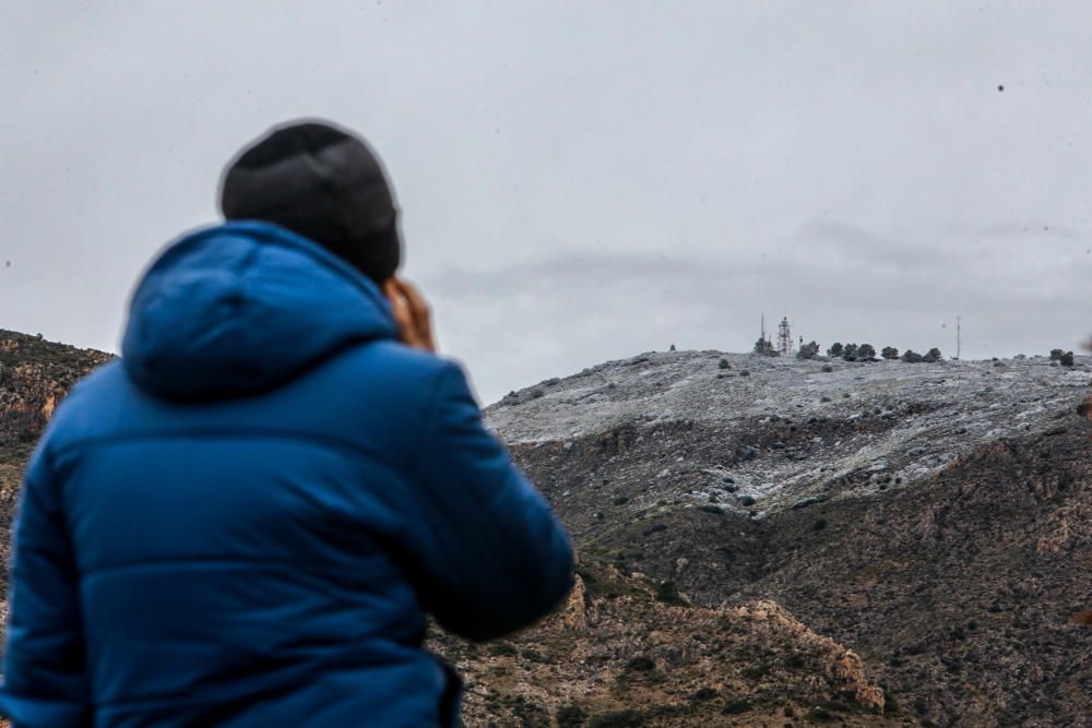 Los copos de nieve llegan al Baix Vinalopó